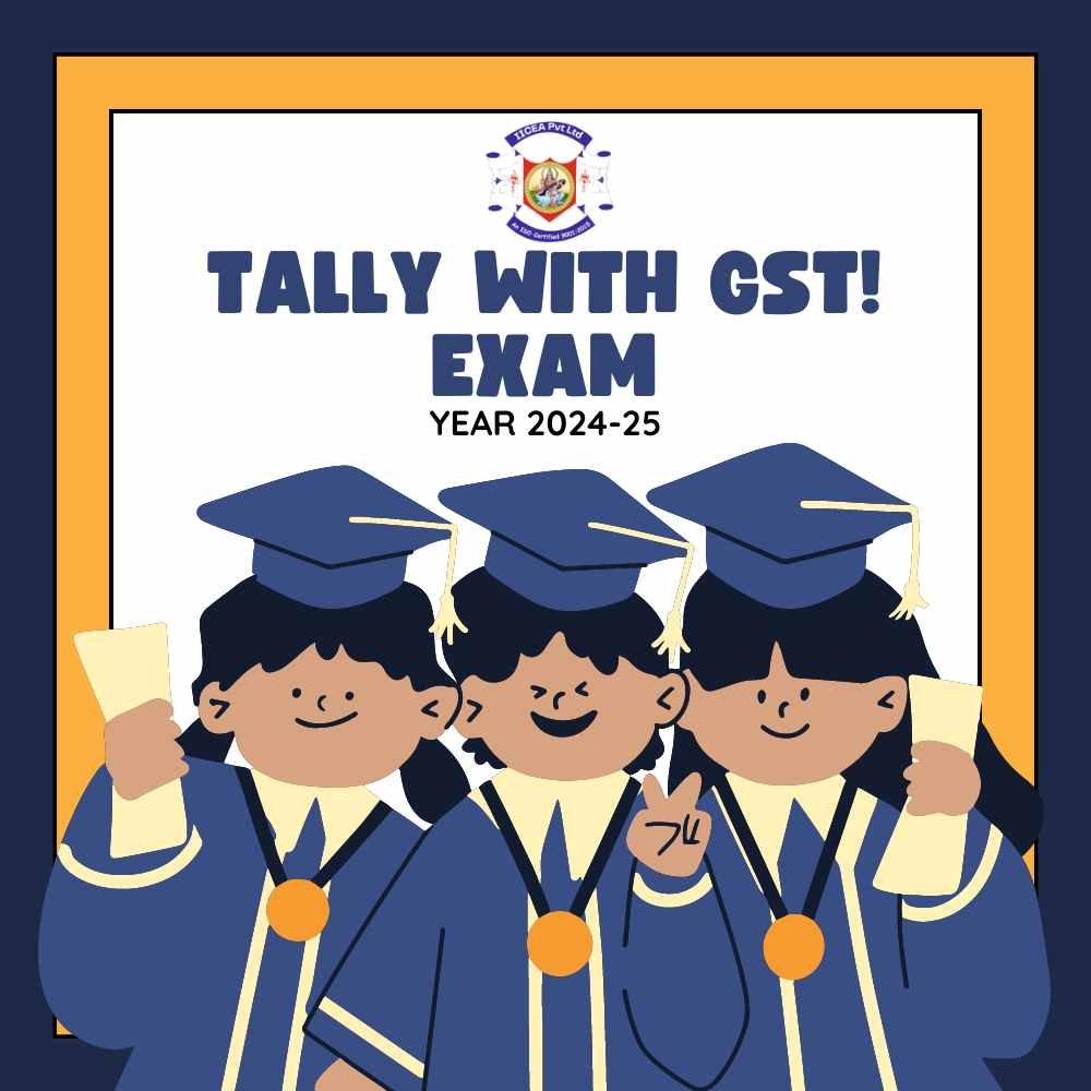 Graduation Classroom Announcement in Blue and Yellow Hand Drawn Style